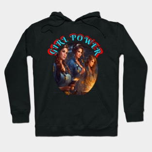 Girl Power,welding crew Hoodie